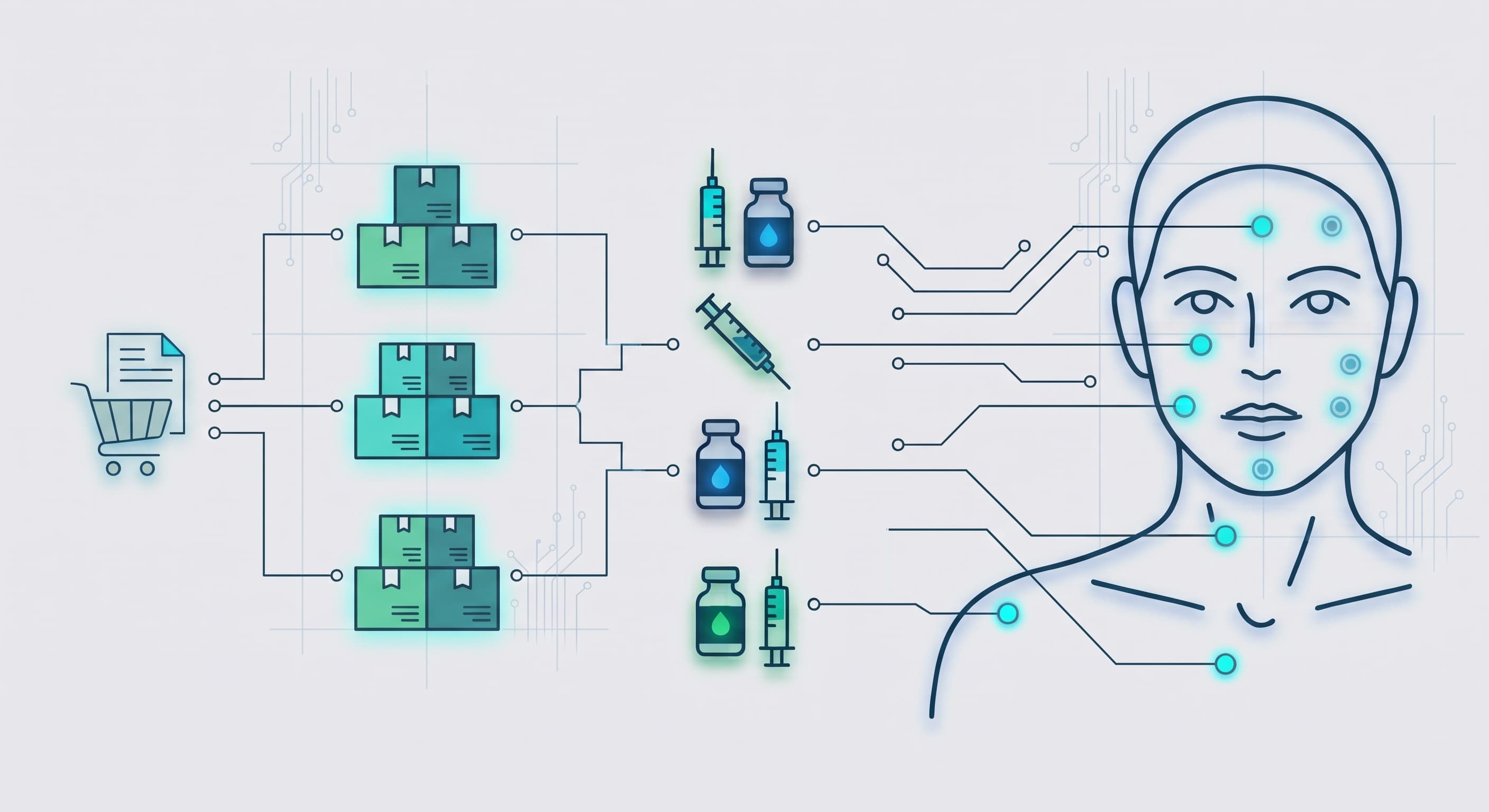 Fluxo de Automação do Prontuário à Compra